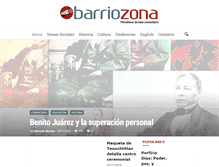 Tablet Screenshot of barriozona.com